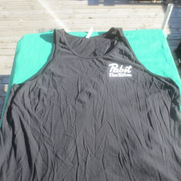 Brand New Pabst Blue Ribbon Beer Black Tank Top - Size 2XL. - Picture 7 of 10